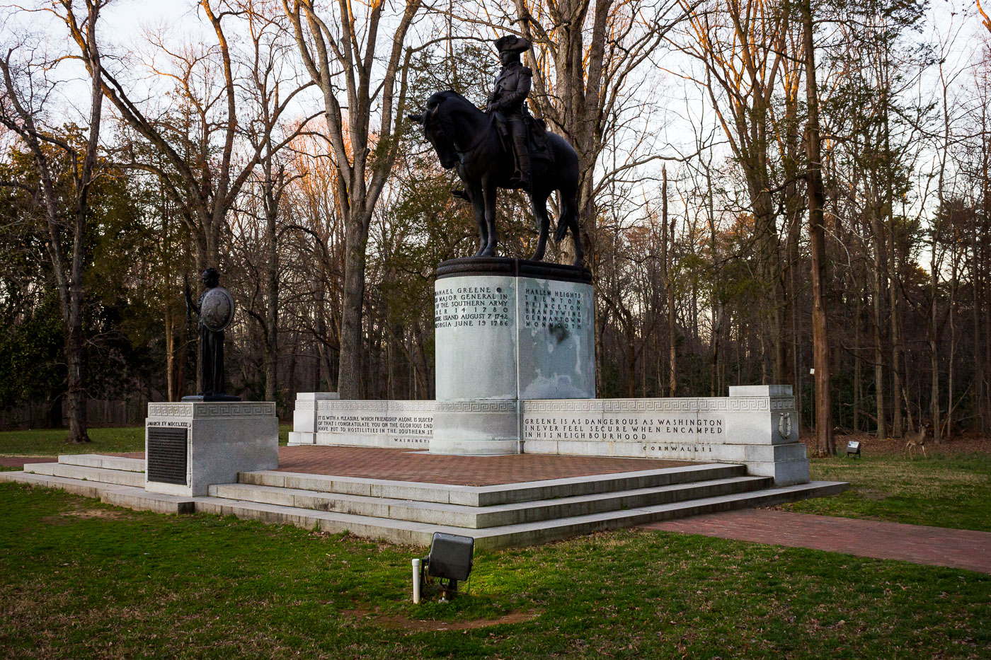 Nathanael Greene in Greensboro North Carolina