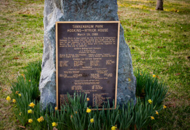 Tannenbaum park, Hoskins-Wyrick House in Greensboro.