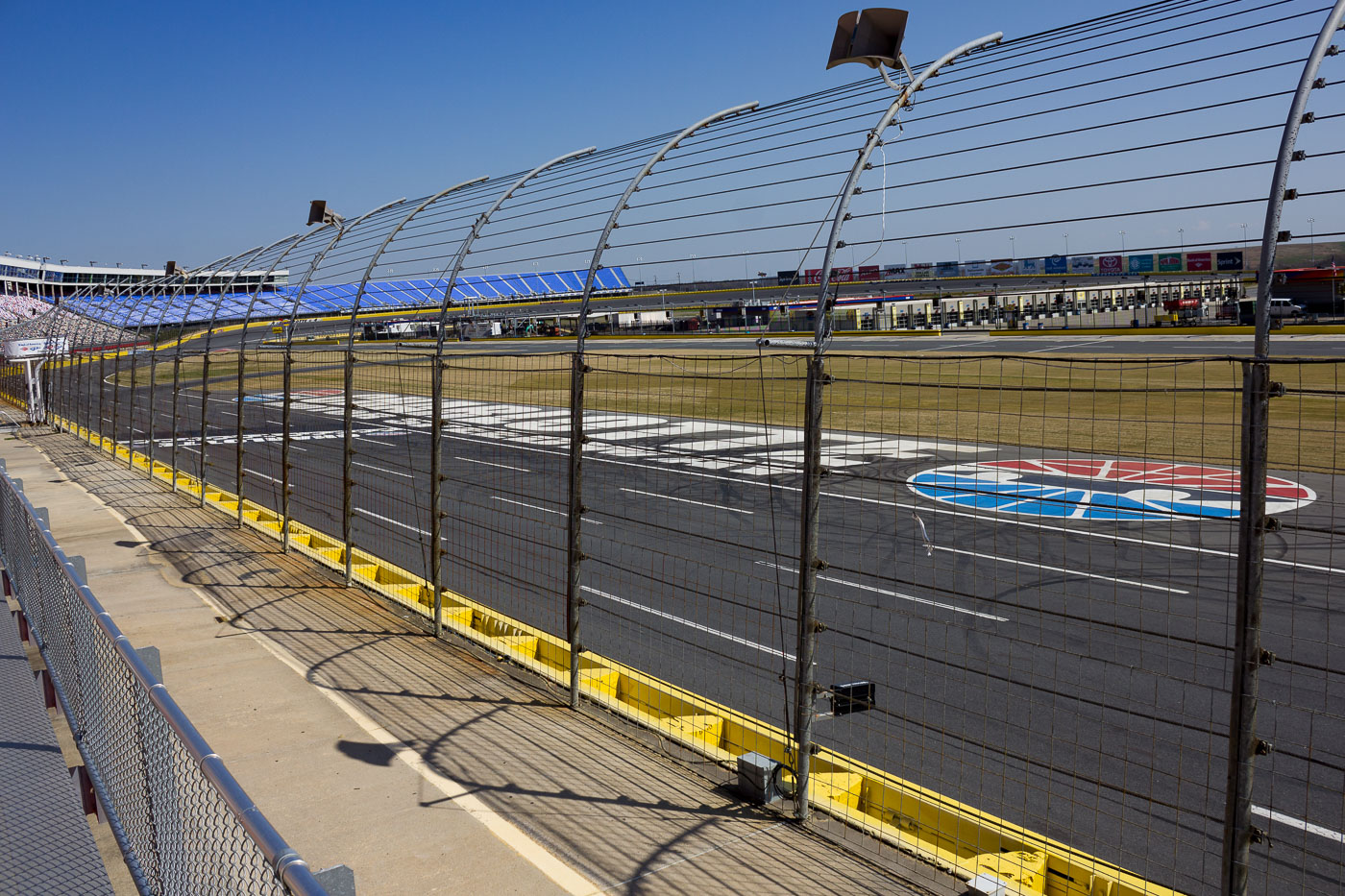 The track at Charlotte Motor Speedway