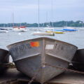 Boats on Bde Maka Ska in Minneapolis.