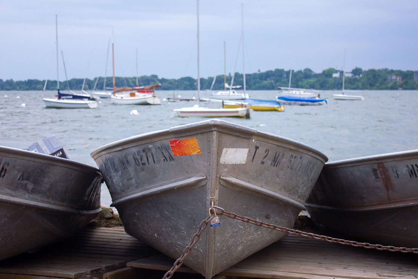 Boat on Lake Calhoun Bde Maka Ska