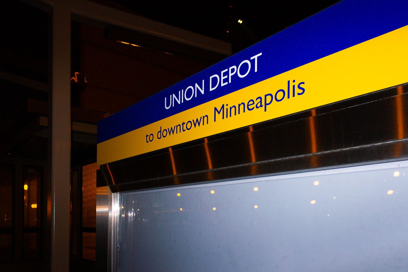 Union Depot LRT Station in St Paul