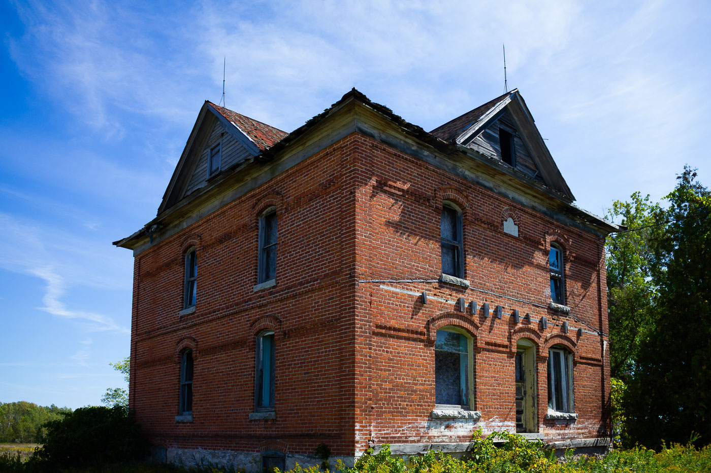 Abandoned house in Egg Harbor Wisconsin