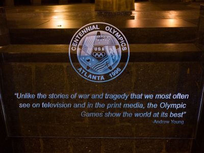 Centennial Olympic Games Plaque, Centennial Olympic Park Atlanta