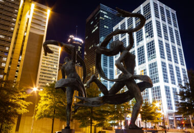 A sculpture in Atlanta, Georgia.