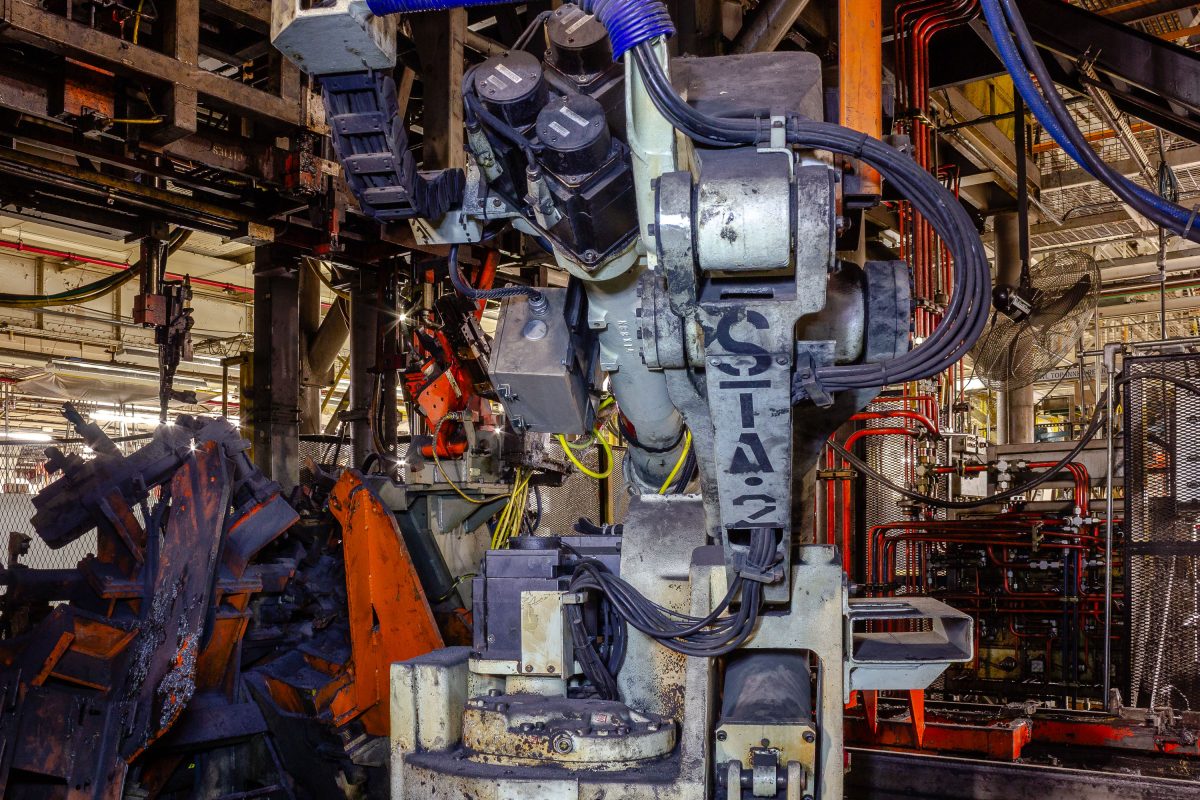 Robotic Welders at Ford Assembly Plant, St. Paul