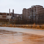 Brach's Candy Factory in Cicero Chicago Illinois. The massive factory was demolished and replaced with a parking lot for trucks.