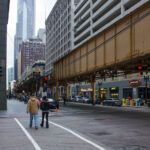 Lake Street and Dearborn in downtown Chicago in December 2012.