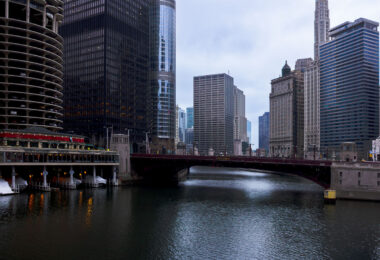 Smith and Wollensky on the Chicago River in downtown Chicago.