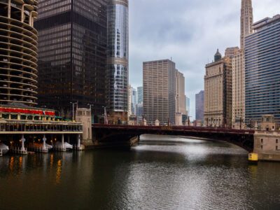 State Street Bridge and Marina Towers, Chicago