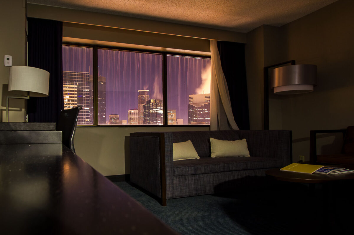 Hyatt Hotel Room in Minneapolis