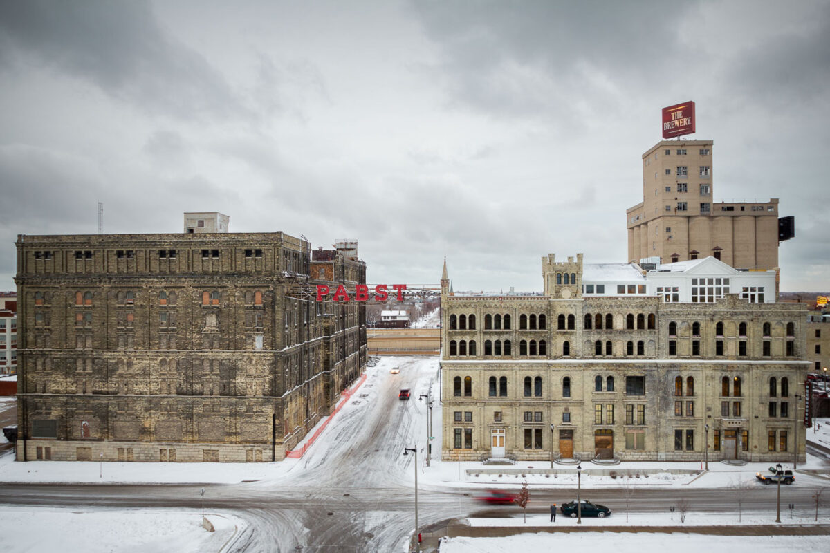 Historic Pabst Brewery in Milwaukee, Wisconsin.