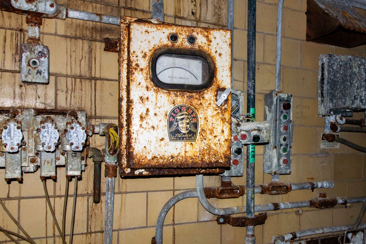 Rusted Control Panel, Schmidt Brewery, St. Paul