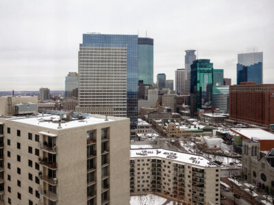 Downtown Minneapolis Skyline from Hyatt Hotel