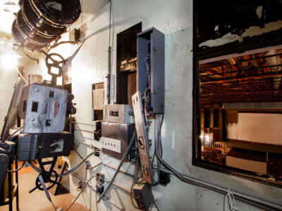 Hollywood Theater Projection Booth, Minneapolis