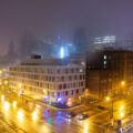 Fog in Downtown Minneapolis in 2013.