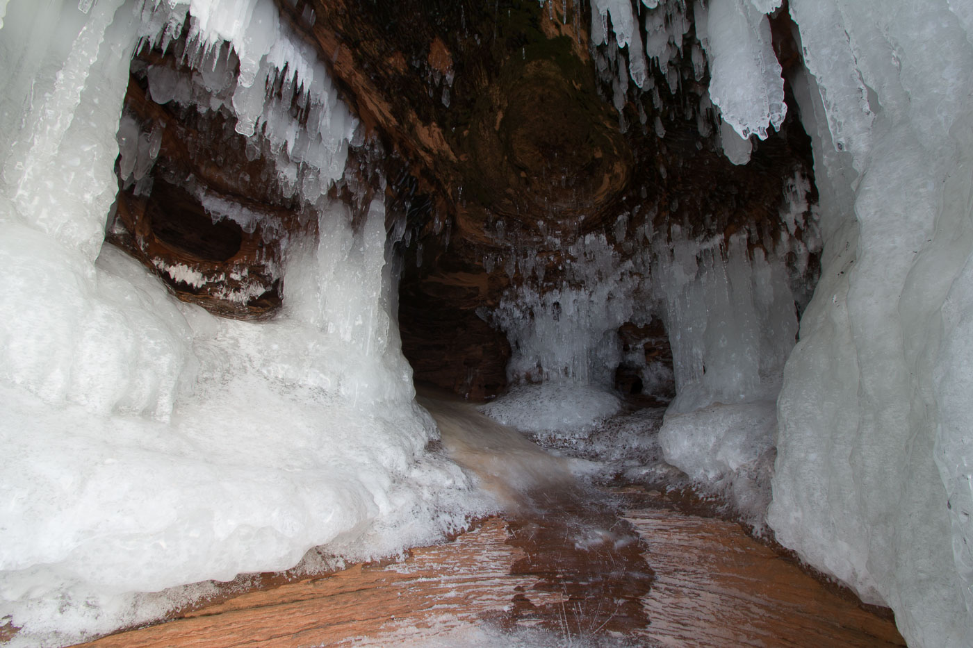 Apostle Island ice cave in February 2013