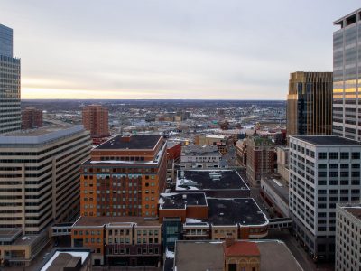 Downtown Minneapolis from Marquette Ave, March 2014