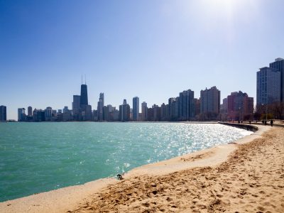 Chicago Skyline from North Avenue Beach