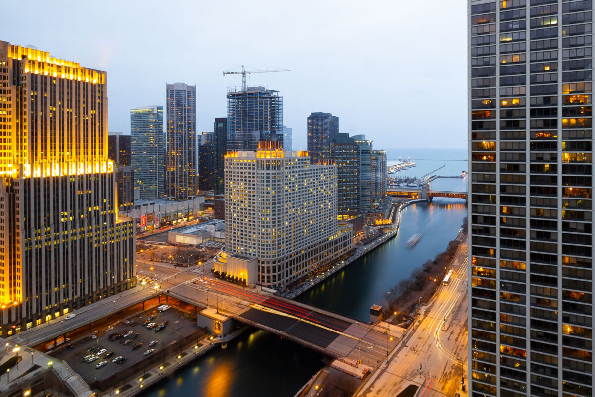 Loews Hotel in Chicago under construction