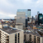 Downtown Minneapolis as seen from Nicollet Mall.