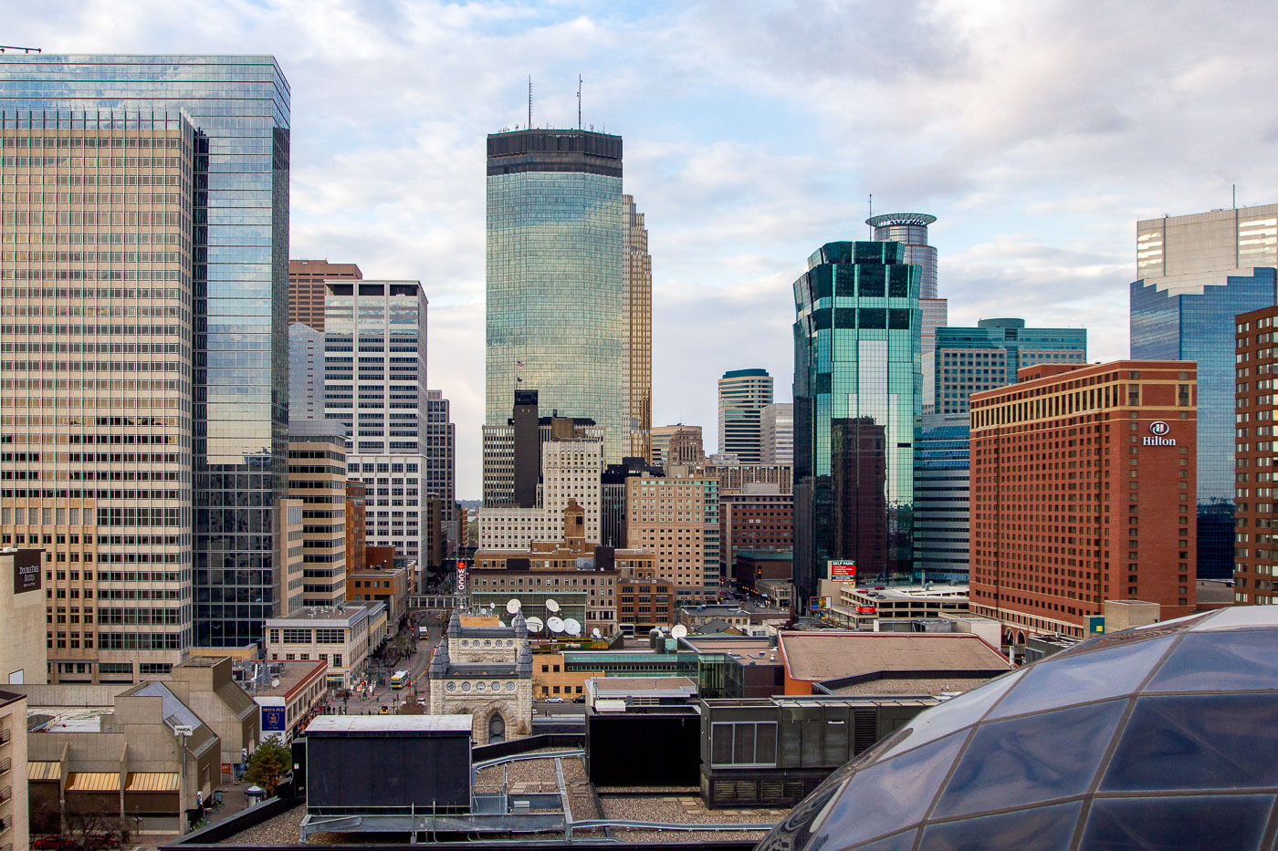 Downtown Minneapolis from Millenium Hotel 2014