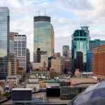 The view from the Millennium Hotel in Downtown Minneapolis. It's probably one of my favorite views of downtown.