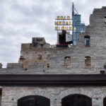 The old Washburn Mill in downtown Minneapolis, part of the Mill City Museum.