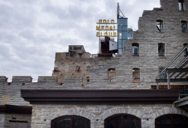 The old Washburn Mill in downtown Minneapolis, part of the Mill City Museum.