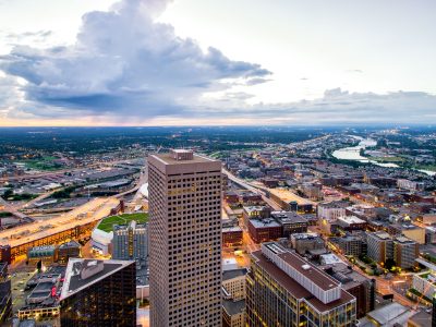 33 South Sixth Tower Overlooking Downtown Minneapolis