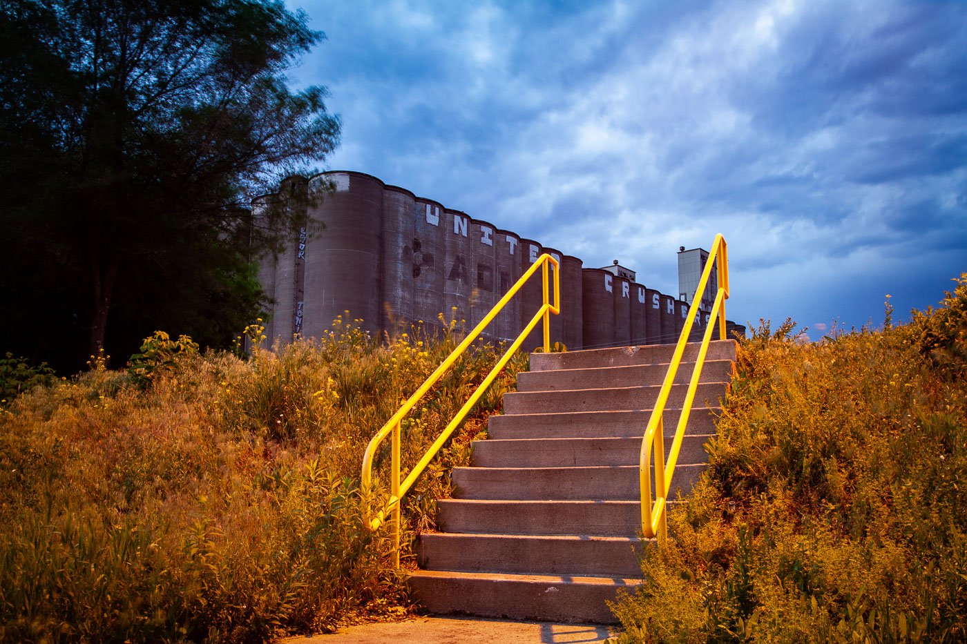 ADM United Crushers grain elevator and steps