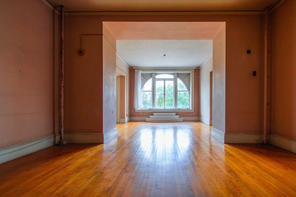 Bay Window Room with Hardwood Floors, Fergus Falls Kirkbride Building