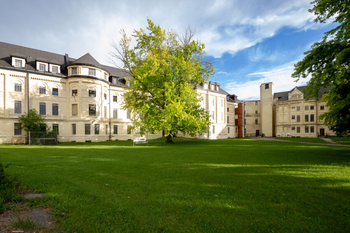 The Fergus Falls Regional Treatment Center in Minnesota. The historic psychiatric hospital was built on the concepts of Dr. Thomas Kirkbride. The facility which was built in the 1800s has been closed since 2005.