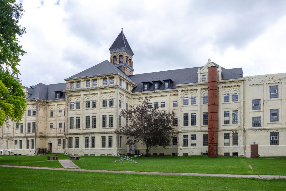 Tower and Central Pavilion, Fergus Falls Kirkbride Building, Minnesota