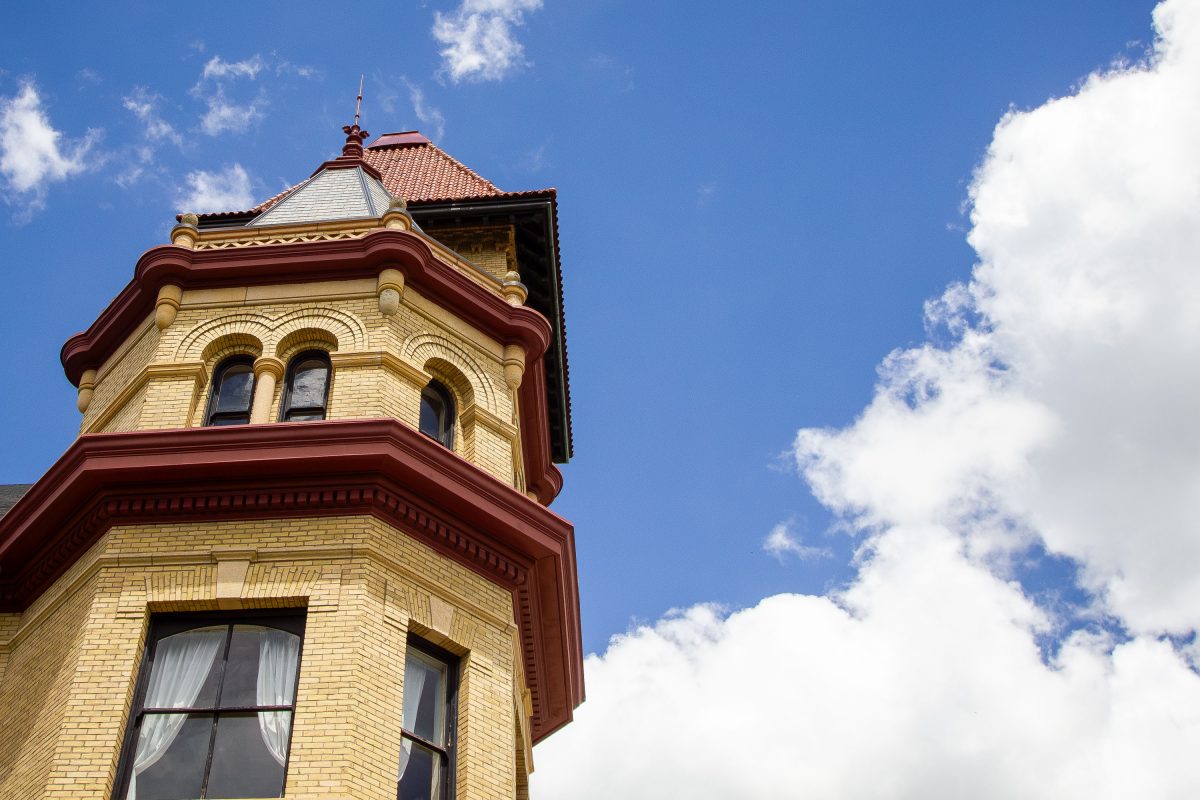 Tower Detail, Fergus Falls Kirkbride Building, Minnesota