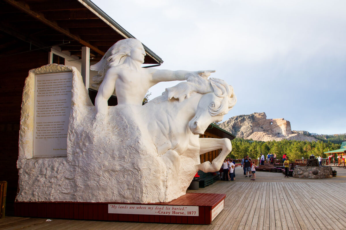 Crazy Horse in South Dakota.