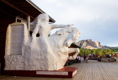 Crazy Horse in South Dakota.