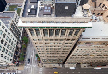 Chicago as seen from the Palmer House.
