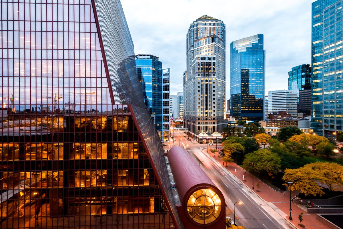 Thrivent Financial Building and Skyline, Downtown Minneapolis