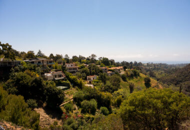 View of Pacific Palisades from April 2015. The area has been ravaged by the January 2025 fires.
