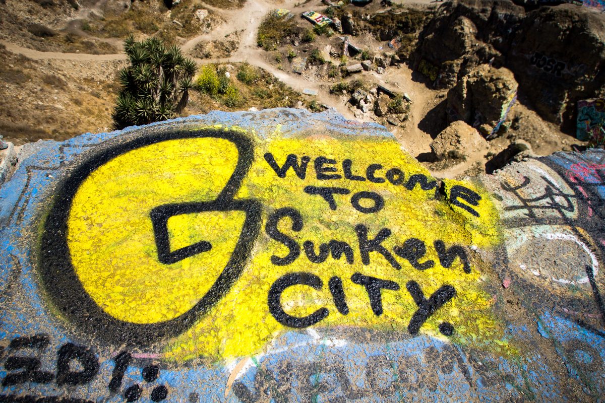 Welcome to Sunken City Graffiti