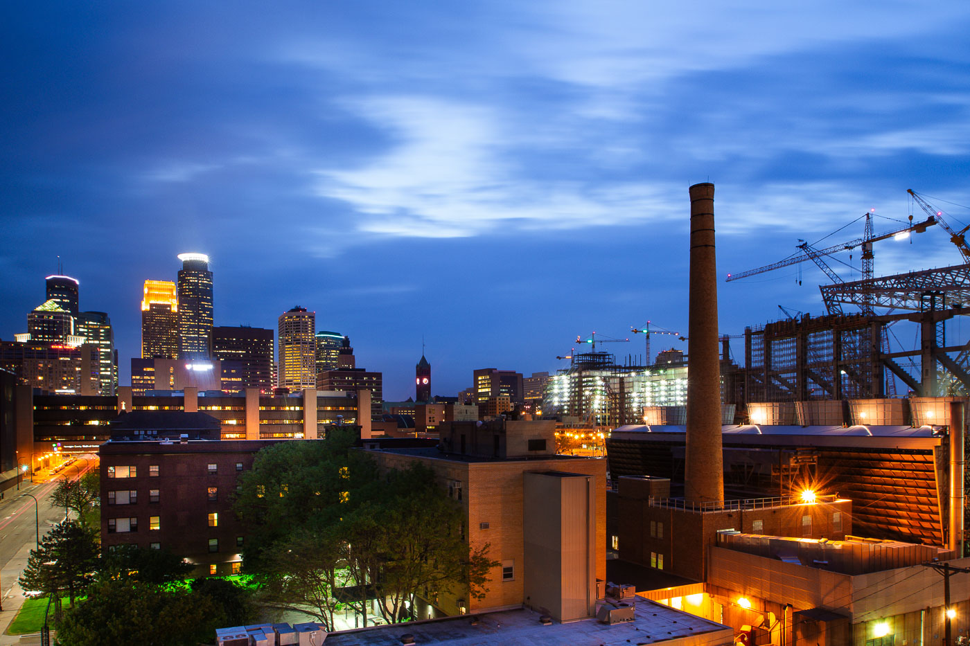 US Bank Stadium going up in Downtown Minneapolis