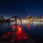 Downtown Saint Paul as seen from across the Mississippi River.