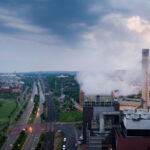 District Energy in St. Paul Minnesota near the Mississippi River.