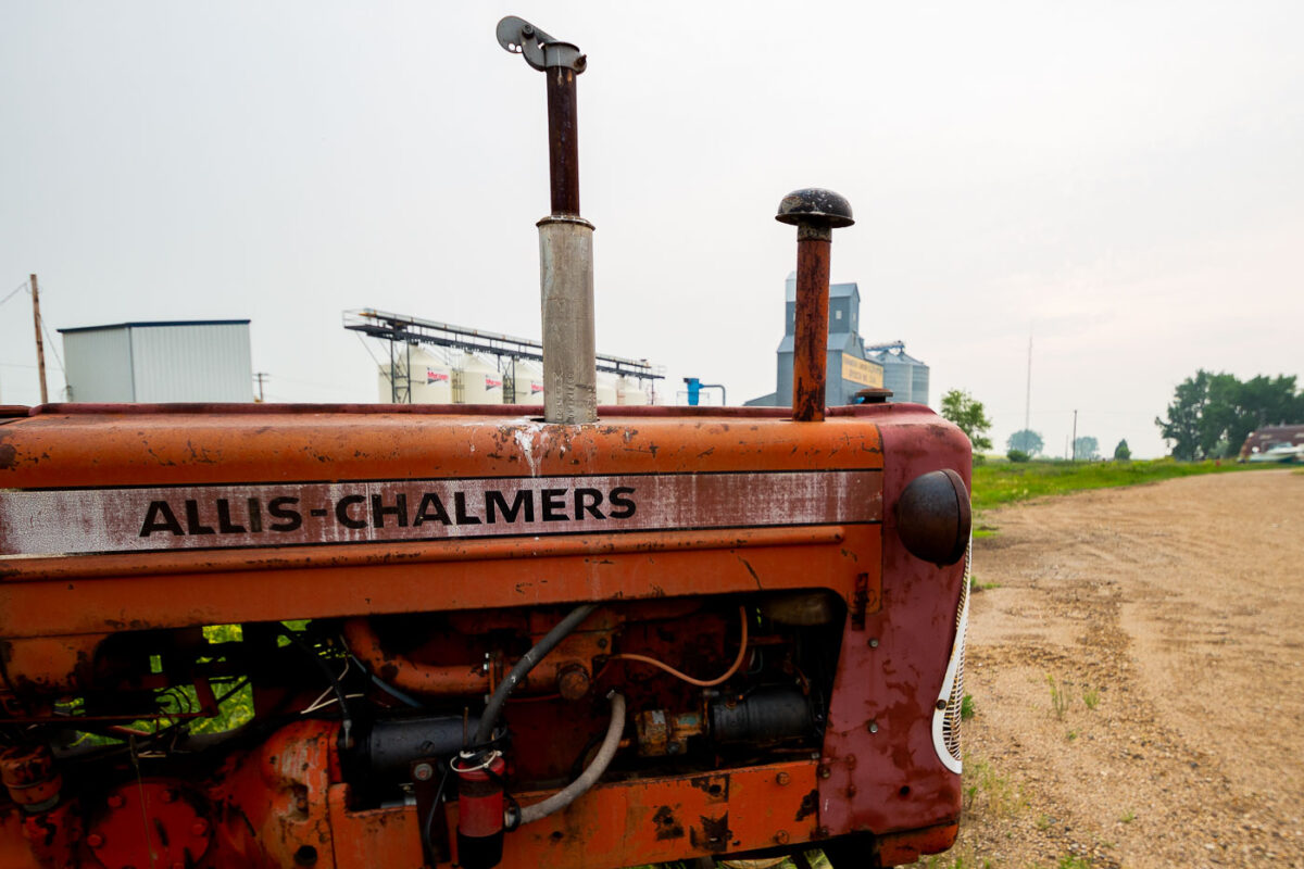 Allis-Chalmers tractor found in North Dakota.