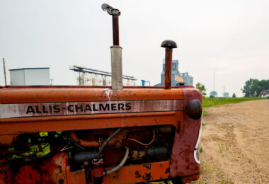Allis-Chalmers tractor found in North Dakota.