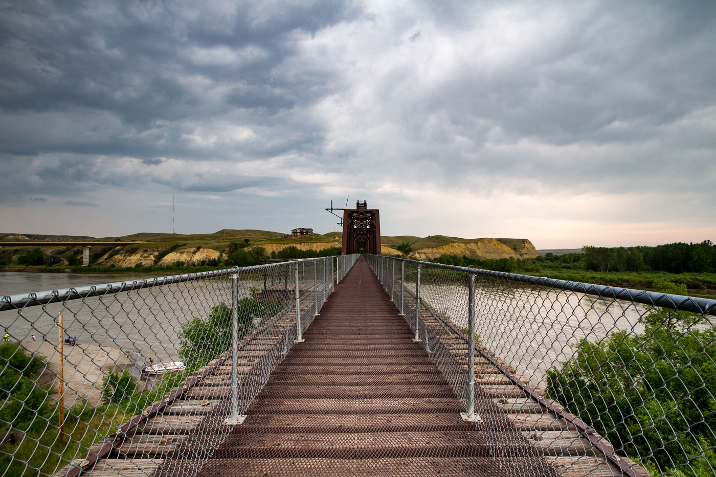 Fairview Lift Bridge in North Dakota