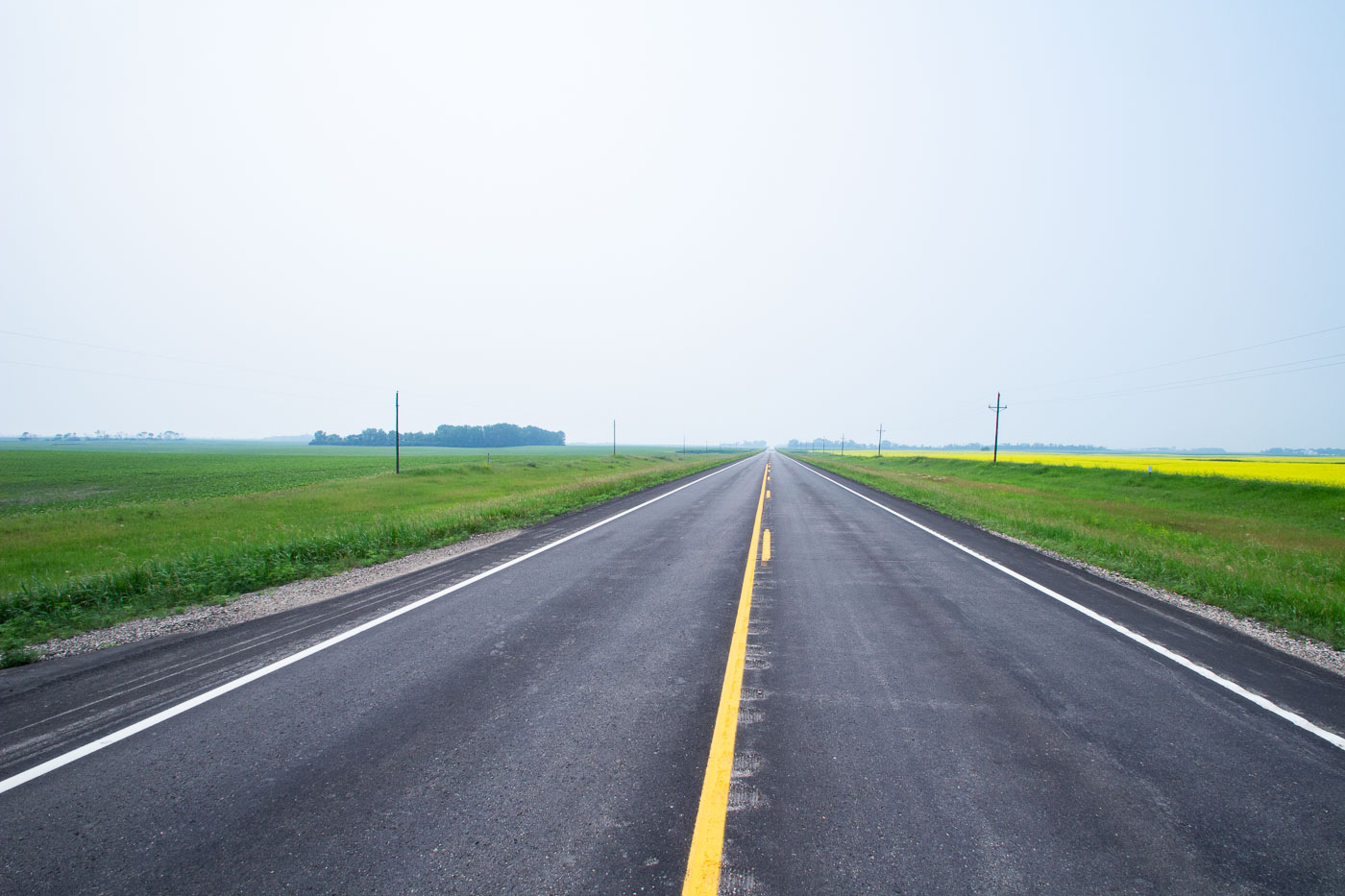 Highway 17 near Starkweather North Dakota.