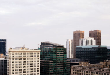 Buildings in downtown Chicago.