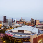 The Xcel Energy Center in Downtown St. Paul. In 2025, it was renamed Grand Casino Arena. It's the home of the Minnesota Wild.